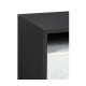Contemporary Ebonised Oak & White Calcutta Marble Bedside Chest of Drawers Contemporary Ebonised Oak & White Calcutta Marble Bedside Chest of Drawers