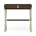 Campaign Style Dark Santos Rosewood Flip-Top Desk