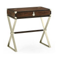 Campaign Style Dark Santos Rosewood Flip-Top Desk