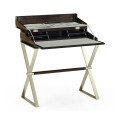 Campaign Style Dark Santos Rosewood Flip-Top Desk