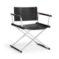 Campaign Style Charcoal Directors Chair