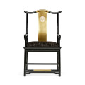 Fusion Black Gloss Dining Arm Chair