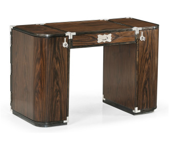 Campaign Style Dark Santos Rosewood Dressing Table