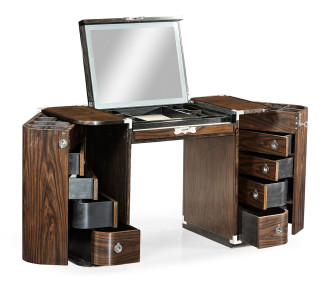 Campaign Style Dark Santos Rosewood Dressing Table