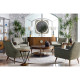 Toulouse 42" Eggshell Mirror Toulouse 42" Eggshell Mirror