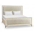 Tideline Bone & Linen-Blend Upholstered Bed