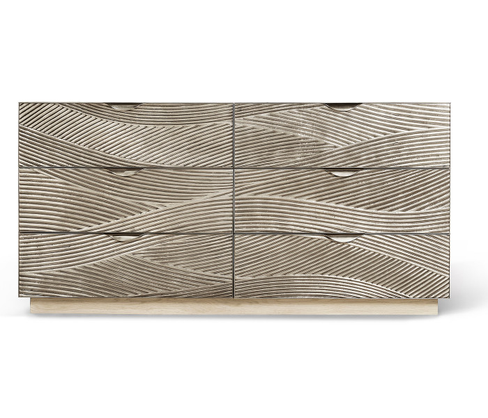 Capillary Cast Metal Texture Double Dresser