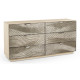 Capillary Cast Metal Texture Double Dresser Capillary Cast Metal Texture Double Dresser