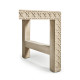Cnoidal Cane Carved Cocktail Table Cnoidal Cane Carved Cocktail Table