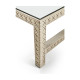 Cnoidal Cane Carved Cocktail Table Cnoidal Cane Carved Cocktail Table