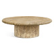 Guyot Travertine Cocktail Table