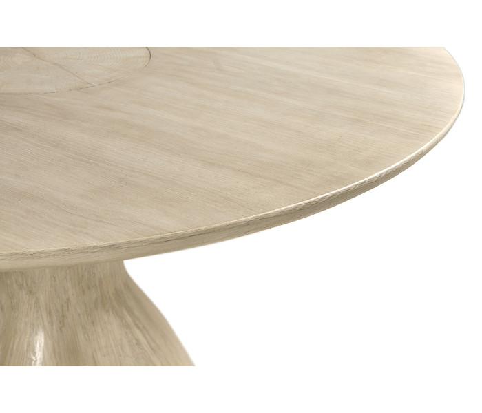 Seamount Oak Pedistal Table with Wood Top