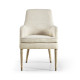 Shoal Linen & Grasscloth Host Chair