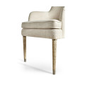 Shoal Linen & Grasscloth Host Chair