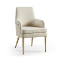 Shoal Linen & Grasscloth Host Chair