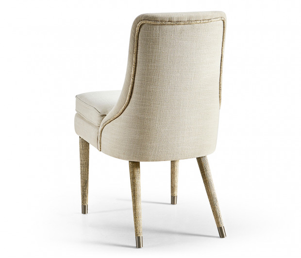 Shoal Linen & Grasscloth Side Chair