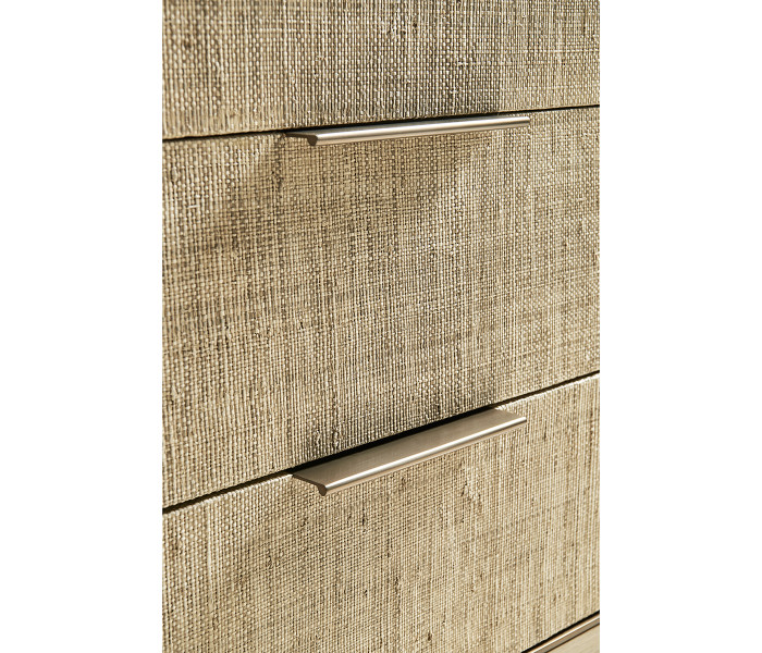 Large Grasscloth Nightstand Large Grasscloth Nightstand
