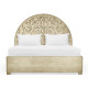 Moon Flower Carved Bed