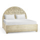 Moon Flower Carved Bed