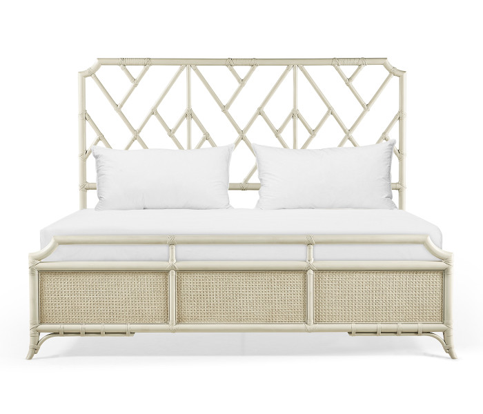 Tropical Tracery Chippendale Bamboo Bed