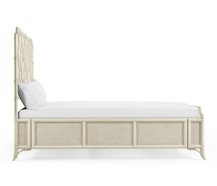 Tropical Tracery Chippendale Bamboo Bed