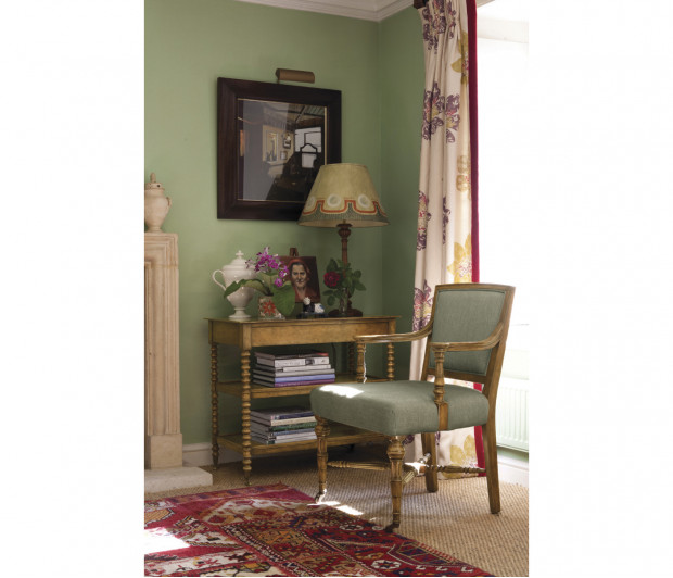 Halwell Grey Fruitwood Chair, Upholstered in COM