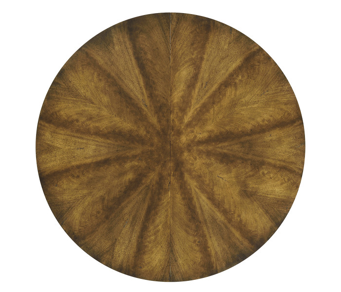 54" Longwood Round–to–Oval Mahogany Dining Table