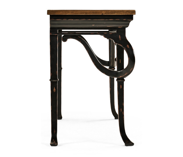 Heathcliff Dark Walnut Console