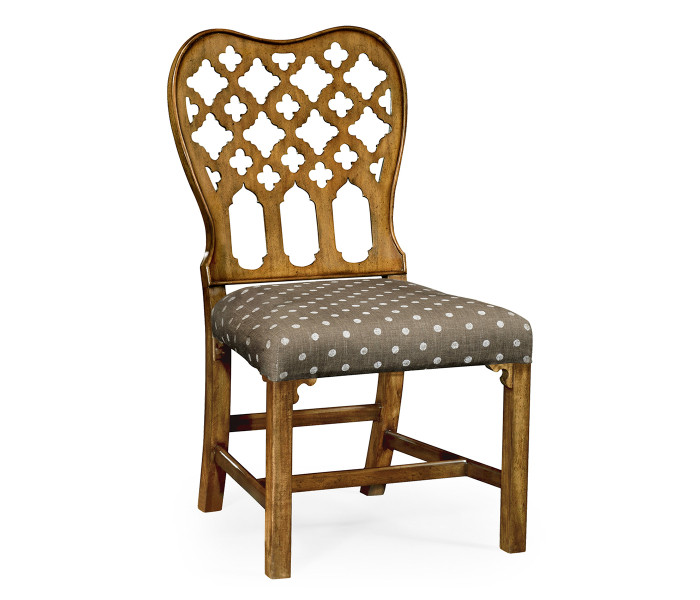 Kingsley Grey Fruitwood Side Chair Kingsley Grey Fruitwood Side Chair