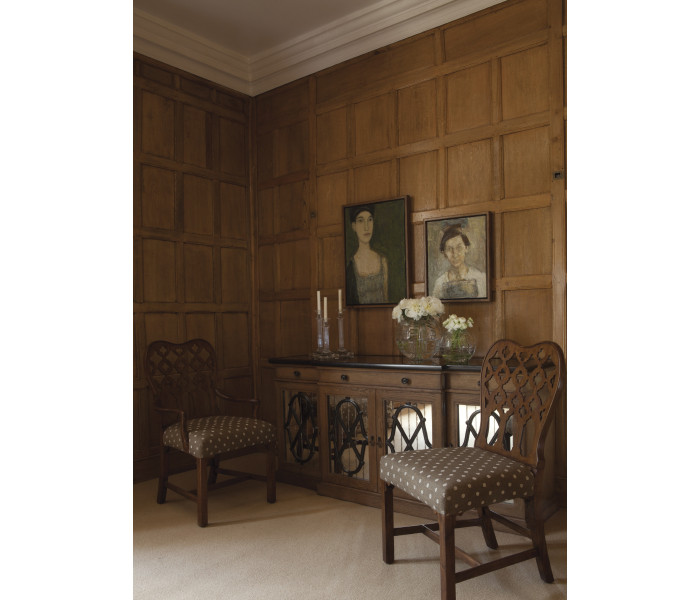 Kingsley Grey Fruitwood Side Chair Kingsley Grey Fruitwood Side Chair