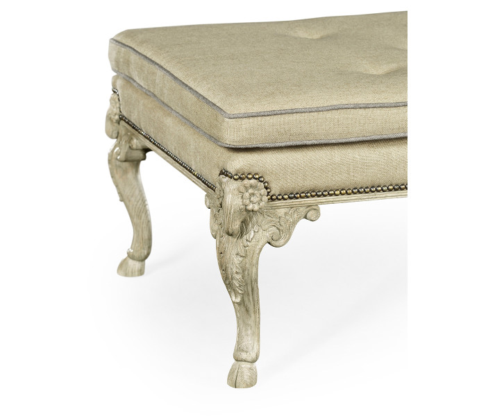 Small Tarporley Grey Oak Stool