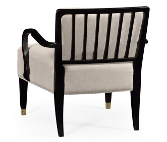 Nicola'S Charcoal Wash Arm Chair