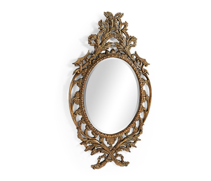 Leicester Sunwashed Mahogany Mirror Leicester Sunwashed Mahogany Mirror