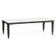 Karinta Antique Brass Coffee Table with Antique Mirror Top Karinta Antique Brass Coffee Table with Antique Mirror Top