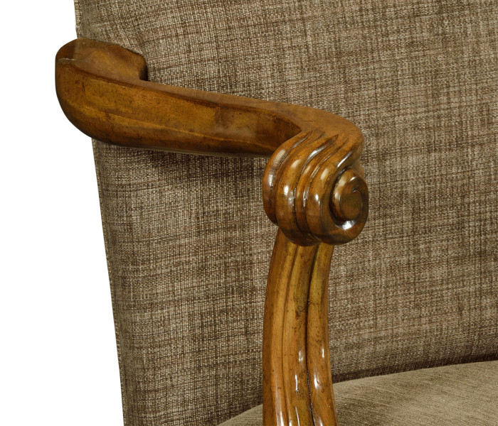 Charlotte Grey Fruitwood Settee