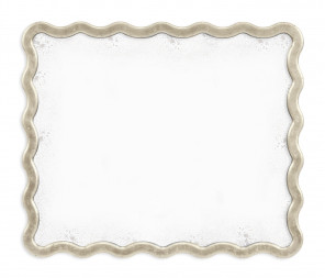 Keste Rectangular Silver Mirror
