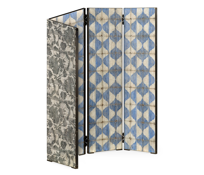 Octavian White & Blue Screen Panels