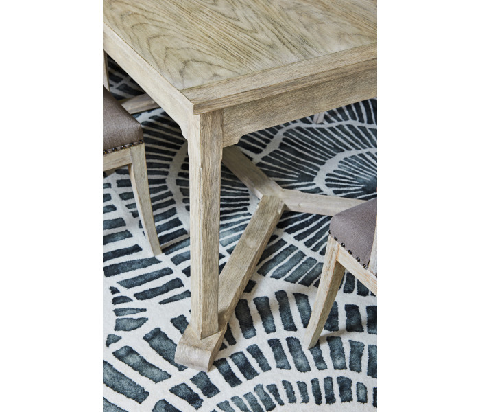 Bywater Washed Acacia Carver Side Chair, Upholstered in COM Bywater Washed Acacia Carver Side Chair, Upholstered in COM