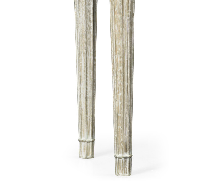 Bellefontaine Venetian White Oak Console Table Bellefontaine Venetian White Oak Console Table