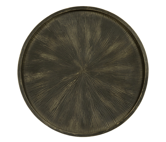 Circular Ida Antique Bronzed Cocktail Table Circular Ida Antique Bronzed Cocktail Table