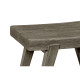 Small Rectangular Grey Stool