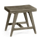 Small Rectangular Grey Stool