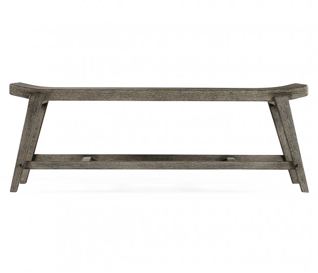 Rectangular Grey Bench