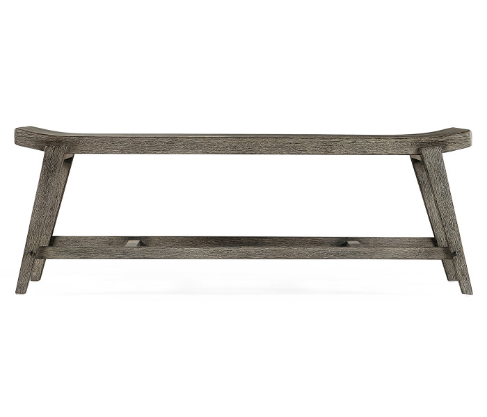 Rectangular Grey Bench