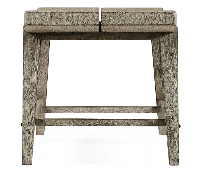 Rectangular Grey Bench