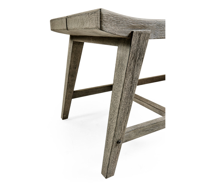 Rectangular Grey Bench