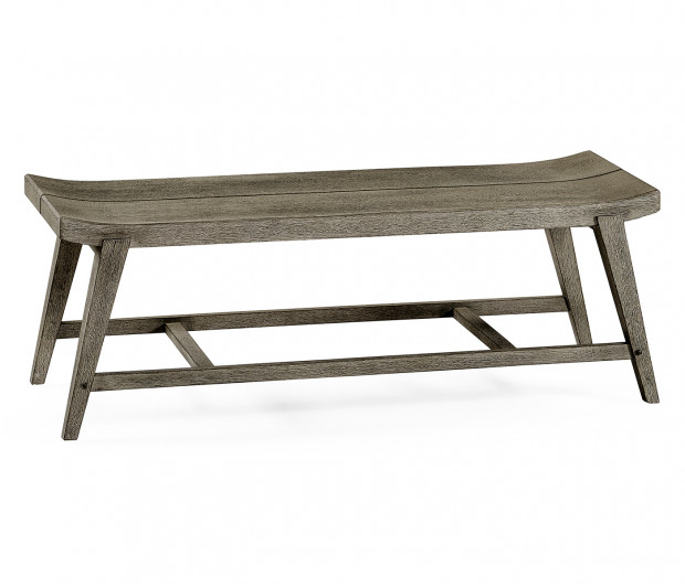 Rectangular Grey Bench