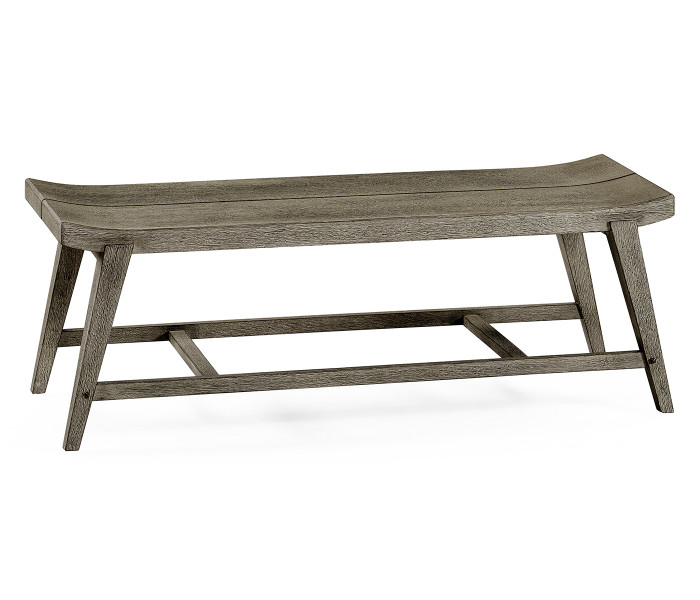 Rectangular Grey Bench
