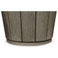 Swivel Grey Storage Bucket Stool