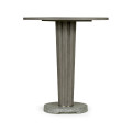 Round Grey Bar Table With A Terrazzo Base 36